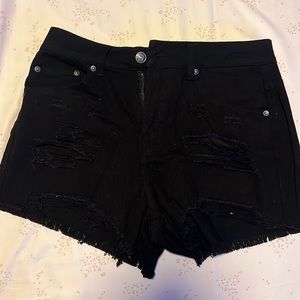 Madden NYC distressed Black Shorts Size 5